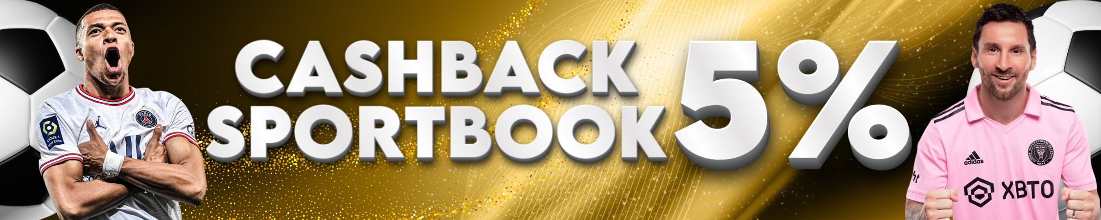 CASHBACK SPORTSBOOK 5%